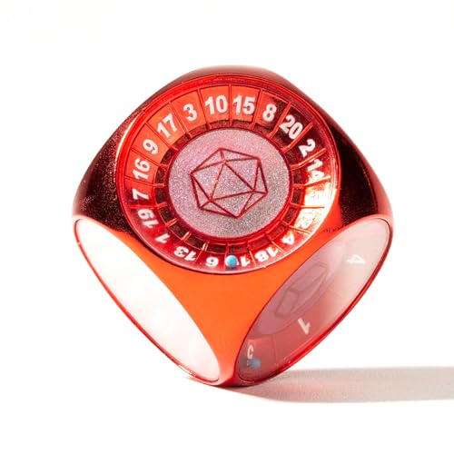 Omni-Würfel von Unique Dice 15-in-1-Design, polyedrisch, großer D6-Würfel aus Metall, für D&D, Dungeons and Dragons, D4, D6, D8, D10, D12, D20, D100, Rot Omni-Würfel von Unique Dice 15-in-1-Design, polyedrisch, großer D6-Würfel aus Metall, für D&D, Dungeons and Dragons, D4, D6, D8, D10, D12, D20, D100, Rot von willmove