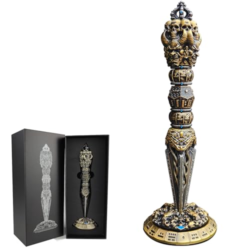 willmove Magic Wand Dice Zauberstab Würfel von Unique Dice 7-in-1 Metall Spinner Würfel für D20 D12 D10 D8 D6 D4 D% (Sonnenuntergang Messing) von willmove