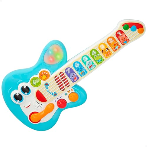 Winfun Kindergitarre, Baby E-Gitarre, Spielzeug mit Musik, Licht und Ton, Musikspielzeug, Babygeschenke 1 Jahr, 47259 von winfun