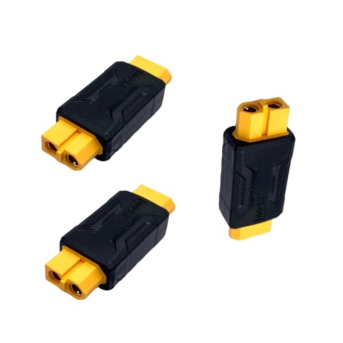 winwill 3 Stück XT60 Buchsenadapter, XT60 Buchse zu XT60 Buchsenadapter für RC FPV Auto Drohne Akku Generator und Solarpanel winwill 3 Stück XT60 Buchsenadapter, XT60 Buchse zu XT60 Buchsenadapter für RC FPV Auto Drohne Akku Generator und Solarpanel von winwill