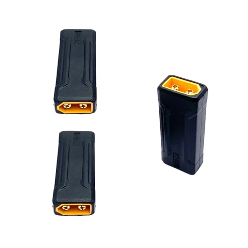 3 Stück XT60 Stecker auf XT60 Stecker Adapter, tragbarer XT60 Stecker für RC FPV Auto Drohne Akku Generator und Solar Panel 3 Stück XT60 Stecker auf XT60 Stecker Adapter, tragbarer XT60 Stecker für RC FPV Auto Drohne Akku Generator und Solar Panel von winwill