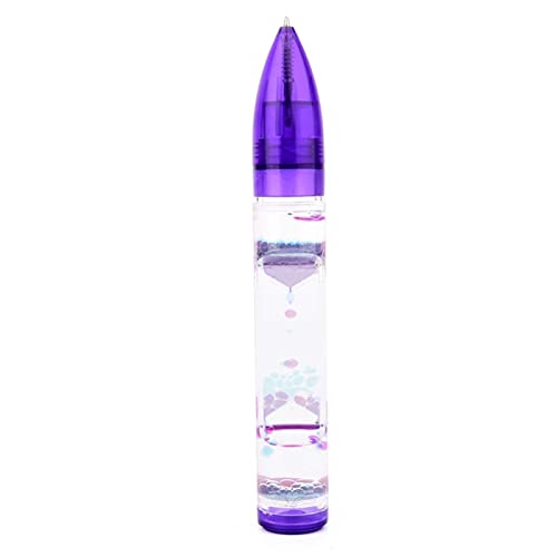 wirlsweal Liquid Motions Pen, Smooth Writing Leak Proof Drop-Proof Comfortable Grip Motions Bubble Pen Liquid Motions Bubbler Toy for Bedroom, Sensory Play, Cool Home or School Violett von wirlsweal