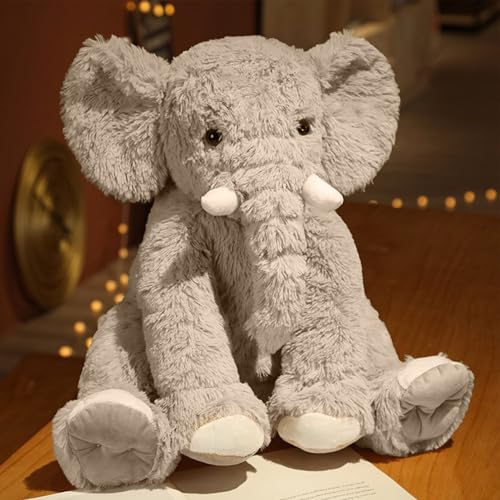 Elefant Plüschtier Weiche und Niedlich Elefant Kuscheltier Großer Elefants Stofftier Plüschelefant für Kinderzimmer Deko Geburtstagsgeschenk für Familie, Freunde und Tierliebhaber Elefant Plüschtier Weiche und Niedlich Elefant Kuscheltier Großer Elefants Stofftier Plüschelefant für Kinderzimmer Deko Geburtstagsgeschenk für Familie, Freunde und Tierliebhaber von wiroouia
