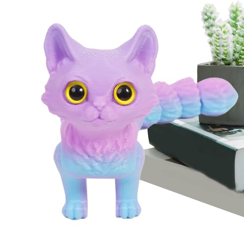 wiroouia 3D Gedruckte Katze | Fidget Spielzeug Tierfiguren Katze - Realistische Bewegliche Gelenke Deko Schreibtischfigur Für Erwachsene Kinder Geburtstag Weihnachten Ostern wiroouia 3D Gedruckte Katze | Fidget Spielzeug Tierfiguren Katze - Realistische Bewegliche Gelenke Deko Schreibtischfigur Für Erwachsene Kinder Geburtstag Weihnachten Ostern von wiroouia