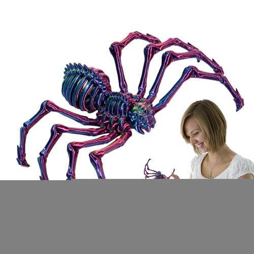 wiroouia 3D-gedrucktes Spinnenspielzeug, Gelenkspinne - 3D-gedrucktes Zappelspielzeug für Erwachsene | Stressabbau-Schreibtischspielzeug für Erwachsene, Zappelspielzeug, Partygeschenke für Geburtstag, wiroouia 3D-gedrucktes Spinnenspielzeug, Gelenkspinne - 3D-gedrucktes Zappelspielzeug für Erwachsene | Stressabbau-Schreibtischspielzeug für Erwachsene, Zappelspielzeug, Partygeschenke für Geburtstag, von wiroouia