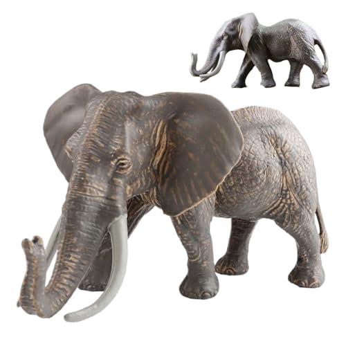 wiroouia Elefant Figur - Pädagogisches Asiatisches Elefanten Modell,Frühkindliches Lernspielzeug Robuste Tierfigur Für Schlafzimmer Wohnzimmer Arbeitszimmer Esszimmer von wiroouia