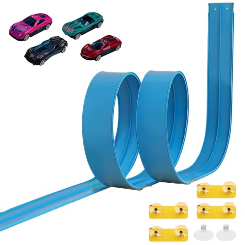 wiroouia Flexible Rennstrecke | Flexible Rennbahn Für Kinder Mit Saugnapf - Interaktives Racetrack Rennspiel Für Kindergarten Zuhause Unterwegs Geburtstag wiroouia Flexible Rennstrecke | Flexible Rennbahn Für Kinder Mit Saugnapf - Interaktives Racetrack Rennspiel Für Kindergarten Zuhause Unterwegs Geburtstag von wiroouia