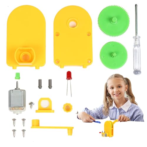 wiroouia Generator Bauspielzeug - Generator Wissenschaftliches Experimentierset Für Kinder,Tragbares Lernprojekt Für Kinderzimmer & Schule Kreatives Bastelset Für Kinder von wiroouia
