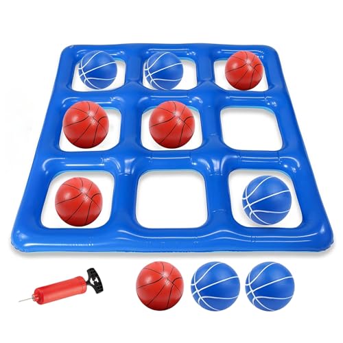 wiroouia Poolspiel, Aufblasbares Wurfspiel, Wasserdicht Mit 10 Bällen Für Garten Und Outdoor wiroouia Poolspiel, Aufblasbares Wurfspiel, Wasserdicht Mit 10 Bällen Für Garten Und Outdoor von wiroouia
