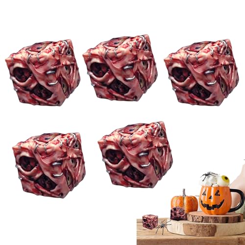 wiroouia Spielwürfel Für Gesellschaftsspiele - Horrorauge Brettspiel Würfel-Set,5-teiliges Halloween Spielzeug Für Familie Freunde Jugendliche Klassenkameraden wiroouia Spielwürfel Für Gesellschaftsspiele - Horrorauge Brettspiel Würfel-Set,5-teiliges Halloween Spielzeug Für Familie Freunde Jugendliche Klassenkameraden von wiroouia
