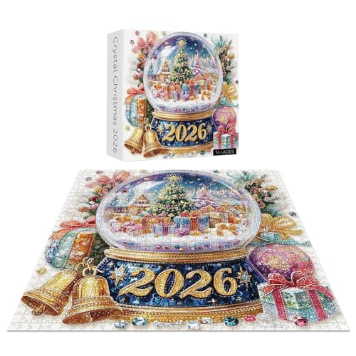 wiroouia Weihnachtspuzzle | Anspruchsvolles Weihnachts Puzzle,Herausforderndes Kunsthandwerk Spielzeug Für Familien Freizeitaktivitäten Urlaub Dekoration Kinder Männer Frauen Erwachsene von wiroouia