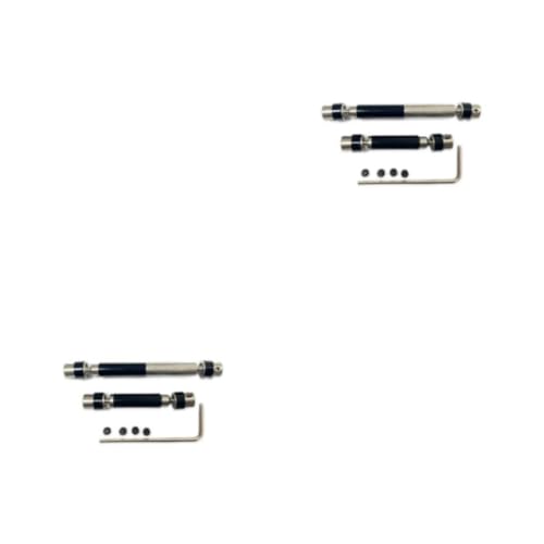 wisoolkic 2 Satz von Mittelantriebswelle für Hobby Plus CR 18P Rock Van Super robust Mittelantriebswelle für Hobby Plus CR 18P Rock Van Schwarz, Schwarz 2Satz von wisoolkic