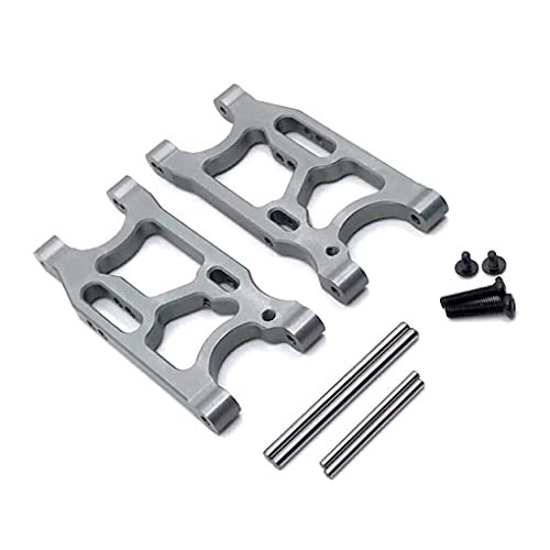 wisoolkic 2 Stück ferngesteuerte Autos, Metall, Hinterradschwinge, Ersatzteil, Upgrade, Reparatur, Ersatz für WLtoys 144010, 144001, 144002, 124016, Typ 4 von wisoolkic