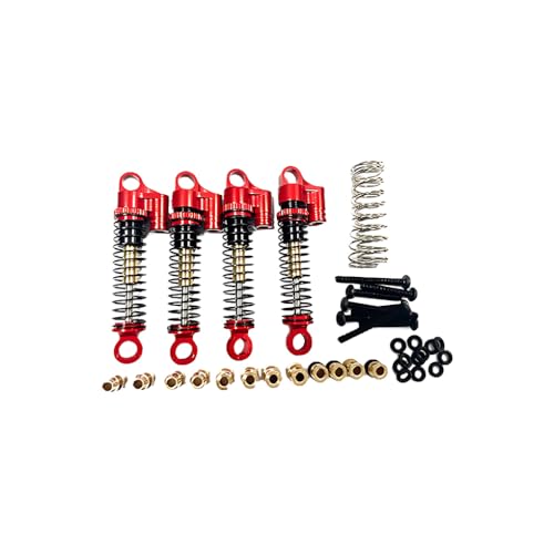 wisoolkic 4 Paket/los Legierung Vorne Hinten Stoßdämpfer Dämpfer Für Hobby Plus CR 18P Rock Van Volle Aluminium Öl Gefüllt Typ Schock, Rot wisoolkic 4 Paket/los Legierung Vorne Hinten Stoßdämpfer Dämpfer Für Hobby Plus CR 18P Rock Van Volle Aluminium Öl Gefüllt Typ Schock, Rot von wisoolkic