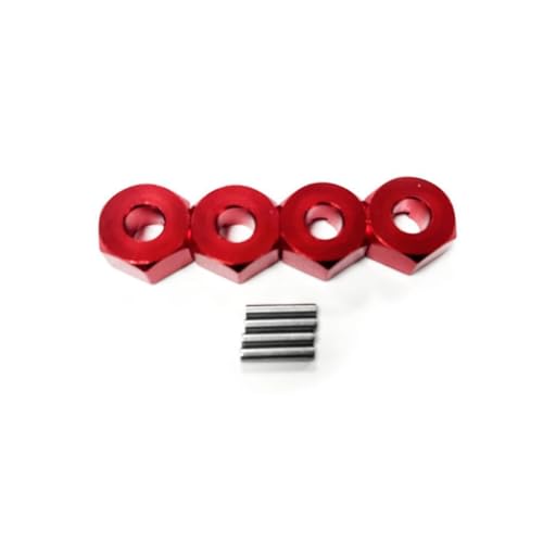 wisoolkic Aluminiumlegierungsrad Sechskantnabenadapter für 1/14 MJX Hyper Go 14209 14210. Must Have Zubehör für MJX Hyper GO 14209 14210, Rot wisoolkic Aluminiumlegierungsrad Sechskantnabenadapter für 1/14 MJX Hyper Go 14209 14210. Must Have Zubehör für MJX Hyper GO 14209 14210, Rot von wisoolkic