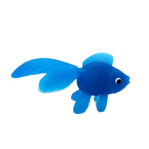 wisoolkic Bewegliches Fischspielzeug aus sicheren Materialien, Ergänzung für jedes Aquarium, geeignet zum Bewegen von Aquariendekorationen aus Kunststoff, Blau wisoolkic Bewegliches Fischspielzeug aus sicheren Materialien, Ergänzung für jedes Aquarium, geeignet zum Bewegen von Aquariendekorationen aus Kunststoff, Blau von wisoolkic