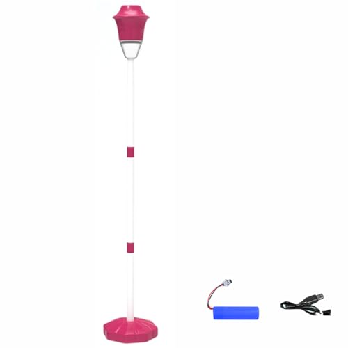 wisoolkic Bunte LED Hochzeit Seifenblasenmaschine mit Musik Hochfliegende Seifenblasen Kinder jagen und Spielen ABS, egal ob auf Rasenflächen, Rot von wisoolkic