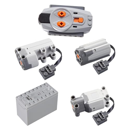wisoolkic Kompaktes und präzises Technics Power Funktions Motorset für vielfältige Anwendungen. Fernbedienungs Kit, Motor, Kunststoff sicher von wisoolkic