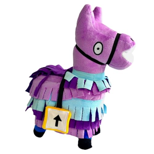 wiztex Alpaka Kuscheltier, Fort-Nite Plüschtier für Spielefans - Lama Kuscheltier Geschenk für Kinder - XL 42 cm Alpaka Stofftier Lama von wiztex