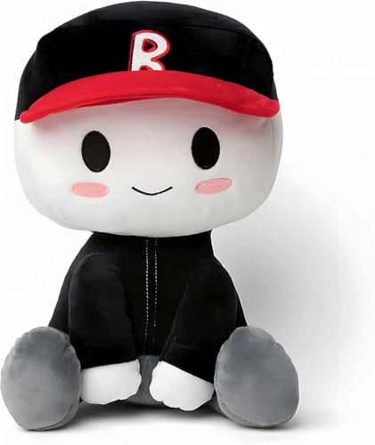 wiztex Blox Buddy Plüschtier - YouTube Video Stuffed Animal Box Buddy Kuscheltier Geschenk fur Kinder and Fans (Black) von wiztex
