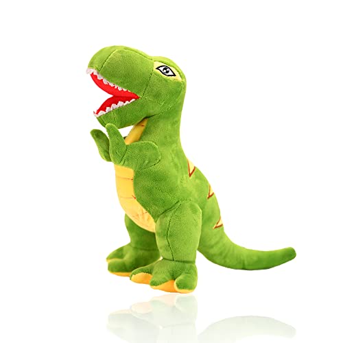 wiztex Dinoosaurier Kuscheltier - 35 cm Dinoo Stofftier - Waschbar Dinoosaurier Plüschtier - Trex Monster Geschenk für Kinder für Halloween, Weihnachten und Geburtstagsfeier (Hellgrün) von wiztex