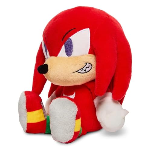 wiztex 28 cm Sonic Kuscheltier -Knuckles Red Sonic The Hedge Hog Videospiele-Serie - Gestickte Schwarze Augen Plüschtier - Sonic Spielzeug für Geschenk und Dekoration von wiztex