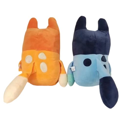 wiztex Plüsch Hundespielzeug Set - Weiches Plüschtier Duo mit PP-Baumwollfüllung - Niedliche Blaue & orange Charaktere - Kuscheliges Geschenk für Kinder, Kleinkinder & Sammler wiztex Plüsch Hundespielzeug Set - Weiches Plüschtier Duo mit PP-Baumwollfüllung - Niedliche Blaue & orange Charaktere - Kuscheliges Geschenk für Kinder, Kleinkinder & Sammler von wiztex