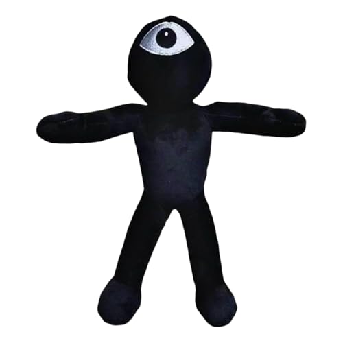 wiztex Rob-lox Plüschtier Kollektion | Schön animiertes Plüschtier inspiriert von Rob-blox und Rainbow Friends Fans (Black Eye Robblox) von wiztex