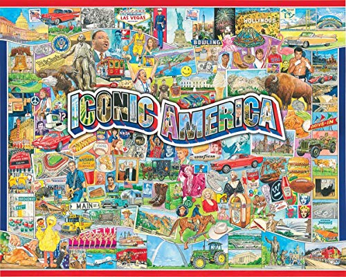 White Mountain Puzzles Iconic America 1000 Teile Puzzle, 1 EA von White Mountain