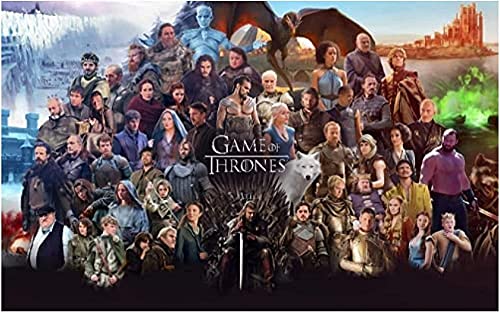 wmyzfs-Game of Thrones, Puzzle 1000 Teile ， Puzzlespiele für Erwachsene Papierpuzzles von wmyzfs