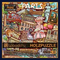 PERIC 4260739310030 Holzpuzzle Paris, ca. 20x25cm PERIC 4260739310030 Holzpuzzle Paris, ca. 20x25cm von woodiPu