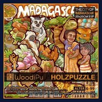 PERIC 4260739310191 Holzpuzzle Madagascar, ca. 20x25cm PERIC 4260739310191 Holzpuzzle Madagascar, ca. 20x25cm von woodiPu