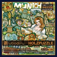PERIC 4260739310207 Holzpuzzle München, ca. 20x25cm PERIC 4260739310207 Holzpuzzle München, ca. 20x25cm von woodiPu