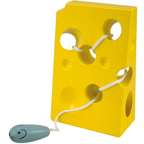 Woodyland 11 x 17 cm Didaktisches Spielzeug Schnürung Käse und Maus Woodyland 11 x 17 cm Didaktisches Spielzeug Schnürung Käse und Maus von woody