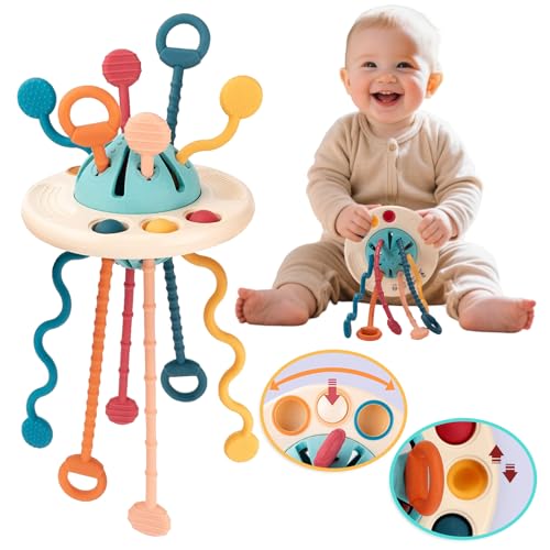 Woollywink Baby Spielzeug 1 Jahr, Montessori Spielzeug 1 Jahr im Kinderwagen, sensorisches Spielzeug für Babys 12-18 Monate +, Lernspielzeug in Form eines UFOs zur Entwicklung der Motorik zum Woollywink Baby Spielzeug 1 Jahr, Montessori Spielzeug 1 Jahr im Kinderwagen, sensorisches Spielzeug für Babys 12-18 Monate +, Lernspielzeug in Form eines UFOs zur Entwicklung der Motorik zum von woollywink