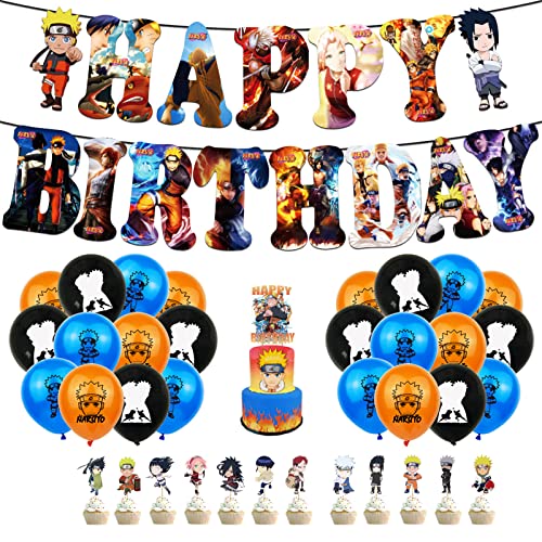 38 Stück Geburtstagsdeko, Wopin-Tortendeko mit Ballons und Happy Birthday Girlande, Für Geburtstags party , Thema Party 38 Stück Geburtstagsdeko, Wopin-Tortendeko mit Ballons und Happy Birthday Girlande, Für Geburtstags party , Thema Party von wopin