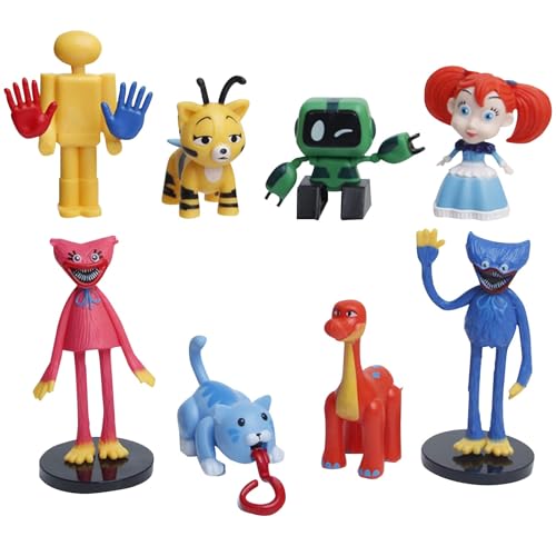 8 Mohn-Spielzeit-Minifiguren, Wopin-Mohn-Spielzeit-Figuren, Huggy Wuggy, Cupcake-Topper, kreative Tierform, Geburtstag, Partyzubehör, Cupcake-Figuren 8 Mohn-Spielzeit-Minifiguren, Wopin-Mohn-Spielzeit-Figuren, Huggy Wuggy, Cupcake-Topper, kreative Tierform, Geburtstag, Partyzubehör, Cupcake-Figuren von wopin