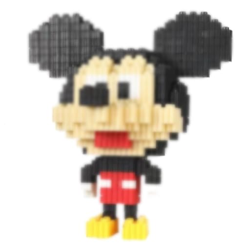 wopin Mickey Mouse Mickey Cartoon Nano Baustein Wpoin Kinder Bausteine Mini DIY Gebäude Lernspielzeug Dasiy Micro Brick Figuren Spielzeug Spaß Bausteine Geschenk für Kinder Erwachsene von wopin