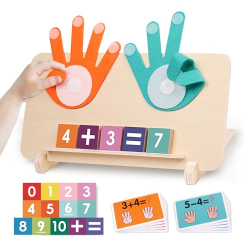 Holz Mathe-Zählspielzeug für Kinder, Mathe Spielzeug Montessori Zählen Lernen für Kleinkinder Pädagogisches Spielzeug für 3 4 5 Jahre Jungen Mädchen Mathe Lernspielzeug Unterrichtsspielzeug Fingerzähl Holz Mathe-Zählspielzeug für Kinder, Mathe Spielzeug Montessori Zählen Lernen für Kleinkinder Pädagogisches Spielzeug für 3 4 5 Jahre Jungen Mädchen Mathe Lernspielzeug Unterrichtsspielzeug Fingerzähl von wotoyd