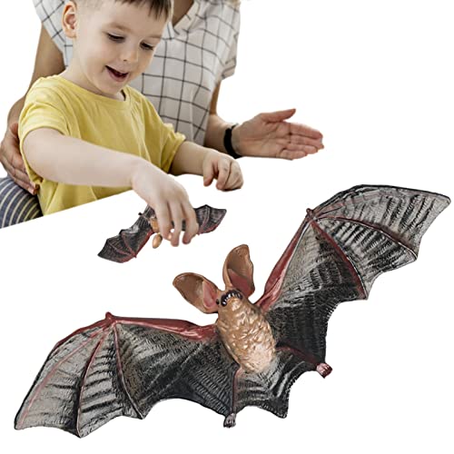 woyufen Fledermaus-Modell, Fledermausfigur für Kinder simulieren, Miniatur-Fledermaus-Ornamente, realistische Tierfiguren-Sammlung für Kinder, Kleinkinder, Geburtstag, Halloween von woyufen