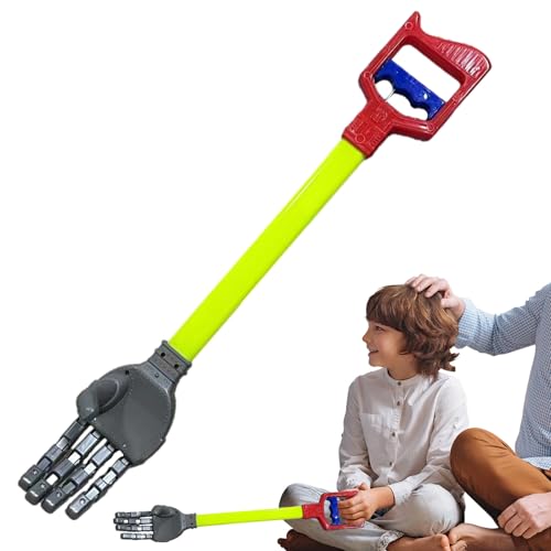 Extra langer tragbarer Grabber -Stick | Katzentoilette für Erwachsene | Foldable Wurf Picker Grabber | Reacher Grabber -Werkzeug mit Licht | Frühes Greifen und Hand-Augen-Koordinationsspiel für Kinde von wqibq