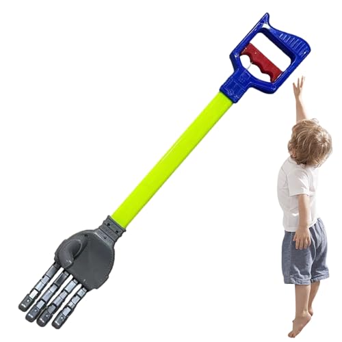 Extra langer tragbarer Grabber -Stick | Katzentoilette für Erwachsene | Foldable Wurf Picker Grabber | Reacher Grabber -Werkzeug mit Licht | Frühes Greifen und Hand-Augen-Koordinationsspiel für Kinde von wqibq