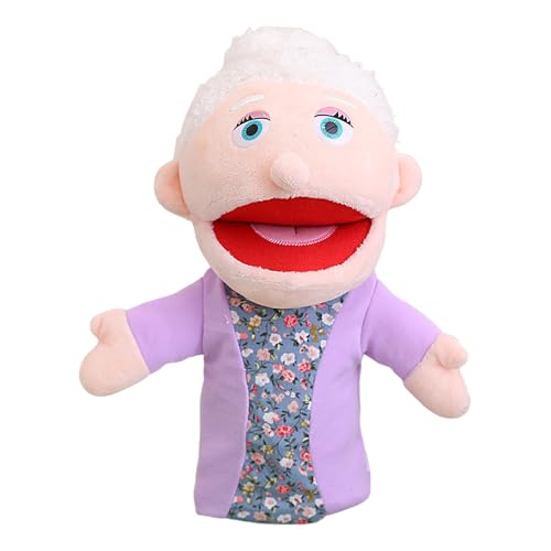 Familienhandpuppenpuppe, Plüschtier-Familienmitgliederpuppen Mit Abnehmbaren Mündern, Weiche Plüschhandpuppen, Familienhandpuppenspiele Für Den Schulunterricht Im Vorschulalter von wqibq