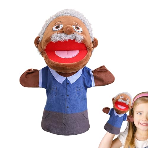 Familienhandpuppenpuppe, Plüschtier-Familienmitgliederpuppen Mit Abnehmbaren Mündern, Weiche Plüschhandpuppen, Familienhandpuppenspiele Für Den Schulunterricht Im Vorschulalter von wqibq