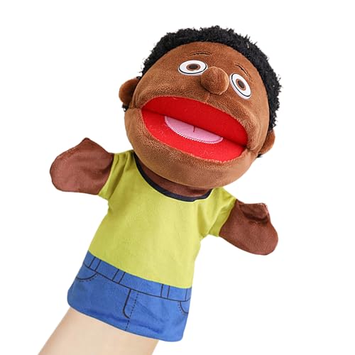 Familienhandpuppenpuppe, Plüschtier-Familienmitgliederpuppen Mit Abnehmbaren Mündern, Weiche Plüschhandpuppen, Familienhandpuppenspiele Für Den Schulunterricht Im Vorschulalter von wqibq