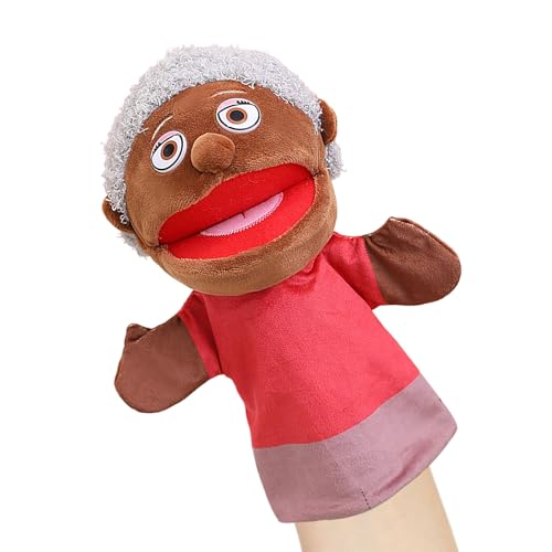 Familienhandpuppenpuppe, Plüschtier-Familienmitgliederpuppen Mit Abnehmbaren Mündern, Weiche Plüschhandpuppen, Familienhandpuppenspiele Für Den Schulunterricht Im Vorschulalter von wqibq