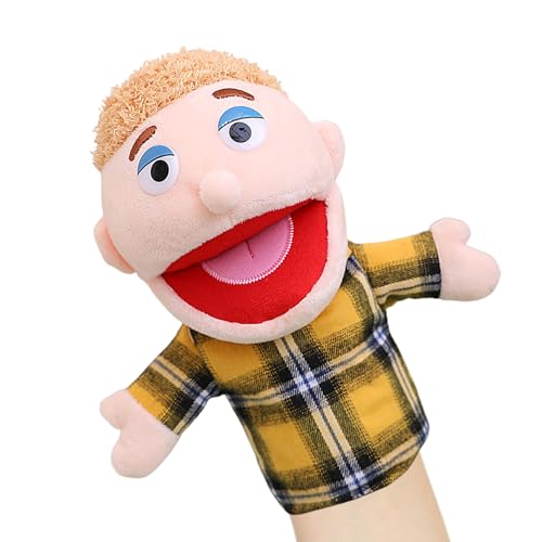 Familienhandpuppenpuppe, Plüschtier-Familienmitgliederpuppen Mit Abnehmbaren Mündern, Weiche Plüschhandpuppen, Familienhandpuppenspiele Für Den Schulunterricht Im Vorschulalter von wqibq
