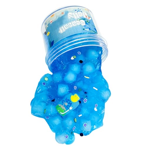 Gelatine-Spielzeug, ideales Geschenk, weicher Schleim, Stressabbau, sensorische Sensorik gegen Extraktion, bunte Dekoration für Kinder und Spaß Gelatine-Spielzeug, ideales Geschenk, weicher Schleim, Stressabbau, sensorische Sensorik gegen Extraktion, bunte Dekoration für Kinder und Spaß von wqibq
