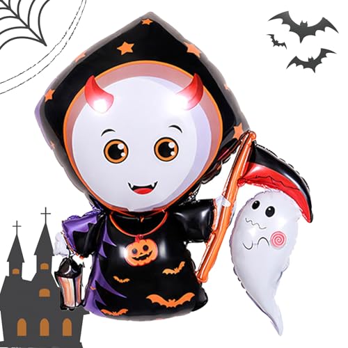 Halloween Ghostballons | Horroratmosphäre Halloweens Kürbis Fledermäuse Aluminium Folie Ballon | Weithin benutzte häusum-thematische Party-Ballons für Themenpartys Halloween Ghostballons | Horroratmosphäre Halloweens Kürbis Fledermäuse Aluminium Folie Ballon | Weithin benutzte häusum-thematische Party-Ballons für Themenpartys von wqibq
