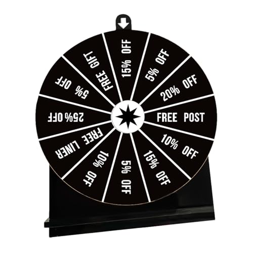 Spinrad | Mehrzweckspins Preis des Glücksspiels | Creative Spinner Games Wheel of Fortune's Wheel Spinner für Hochzeitsfeier für Preise von wqibq